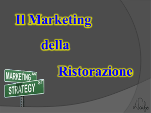 Il Marketing della Ristorazione