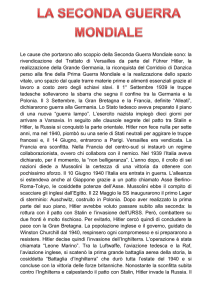 Tesi di storia sulla Seconda Guerra Mondiale frm. PDF
