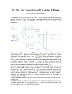 Un ALC per Trasmettitori AM modulati di Placca.