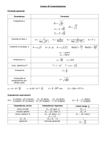 Formulario - Linee di trasmissione