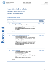 Corso Introduzione a Stata