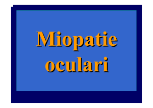 Le miopatie oculari - Fondazione "GB Bietti"