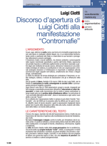 Discorso di apertura di Luigi Ciotti alla manifestazione
