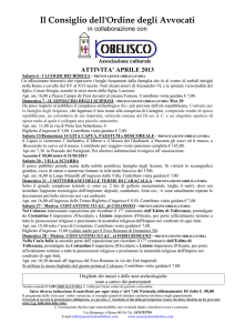 Il Consiglio dell`Ordine degli Avvocati
