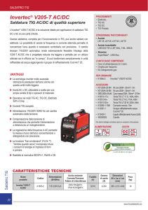 5-V205T- ACDC - Elsa - Elettrodi e Saldatrici