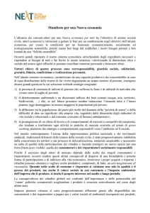 Manifesto - NeXt Nuova Economia per Tutti