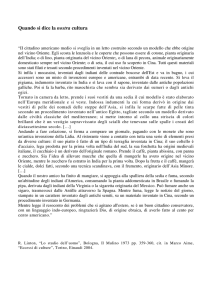 4. Quando si dice la nostra cultura