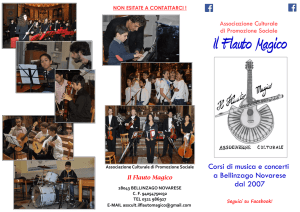 Corsi di musica e concerti a Bellinzago Novarese dal 2007