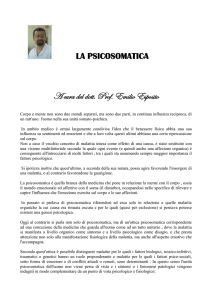 la Psicosomatica - Benvenuti sul Portale dedicato alla città di