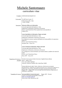Michele Santomauro - Economia