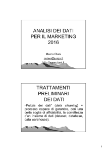 analisi dei dati per il marketing 2016 trattamenti