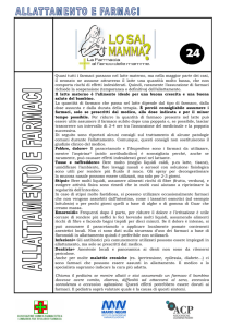 ALLATTAMENTO E FARMACI _luglio09_