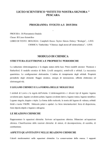 scienze - iii scientifico