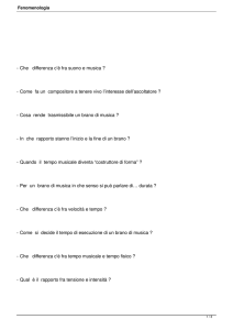 - Che differenza c`è fra suono e musica ?
