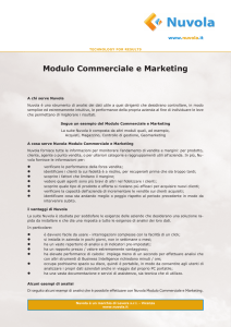 Modulo Commerciale e Marketing