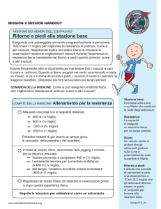 Esercizio - Train Like An Astronaut