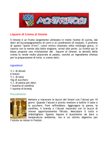 Liquore di Crema al limone