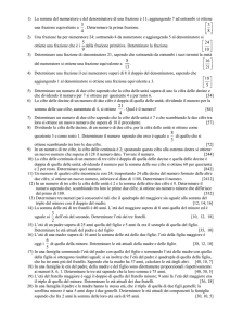 Problemi da risolvere