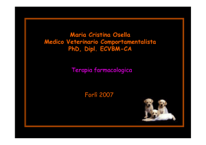 Terapia farmacologica