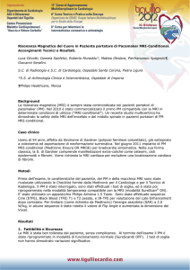 Risonanza Magnetica del Cuore in Paziente
