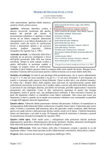 MORBO di OSGOOD-SCHLATTER
