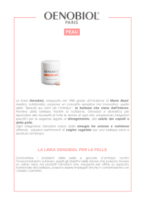 la linea oenobiol per la pelle