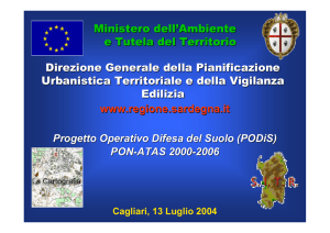 Progetto operativo difesa del suolo (PODiS)