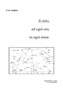 Il cielo, ad ogni ora, in ogni mese.