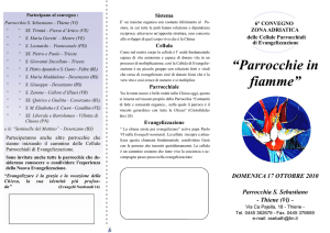 Volantino 6° convegno zona Adriatica delle Cellule di