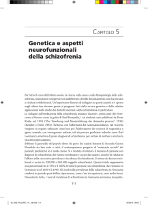 Genetica e aspetti neurofunzionali della