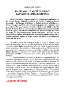 le nozze di figaro - Il Centro Servizi Culturali Santa Chiara