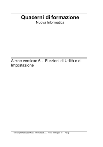 Quaderni di formazione - Divisione Nuova Informatica