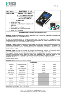 scheda tecnica