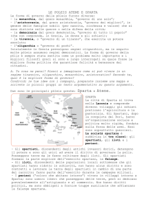 Sistemi di governo, Sparta e Atene
