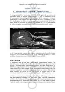 chiari e la siringomielia