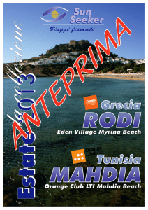 da collezione Eden Village Myrina Beach Orange Club LTI Mahdia