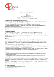 PROGRAMMA DI FILOSOFIA 3 H AS 2015/2016 PROF