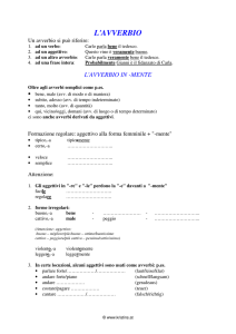 l`avverbio - auf kristins.at
