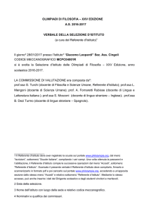 Cingoli (MACERATA) - Liceo G. Leopardi