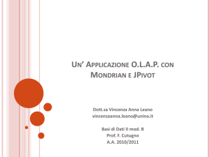 Mondrian e JPivot