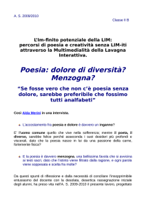 Incipit - Liceo Scientifico Michelangelo