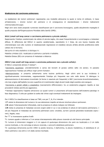 Stadiazione del carcinoma polmonare: