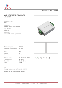 AMPLIFICATORE DIMMER