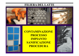 3 Sanificazione nella filiera del latte 10 maggio 2016 [modalità