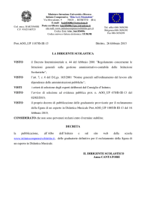 Prot.AOO_UP 1187/B-III-13 Bitritto, 26 febbraio 2015 LA DIRIGENTE