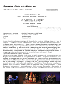 scarica la scheda - Teatro e/o Musica