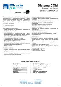 Bollettazione Gas