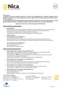Requisiti installazione Winwaste