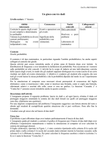 Un gioco con tre dadi