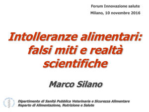 malattia celiaca: svelando l`iceberg - Forges